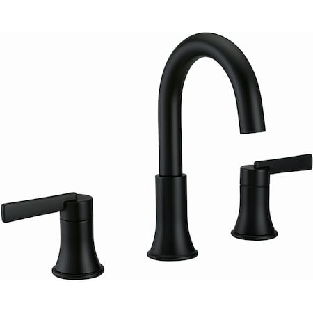 Proflo 1.2 GPM Widespread Bathroom Faucet with Pop-Up Drain Assembly PFWSC8867MB